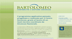 Desktop Screenshot of bartolomeo.ancescao.it